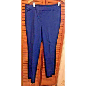 Women’s Chicos Size 1 Navy Blue Pull On Dress Pants. Excellent Preowned Cond!